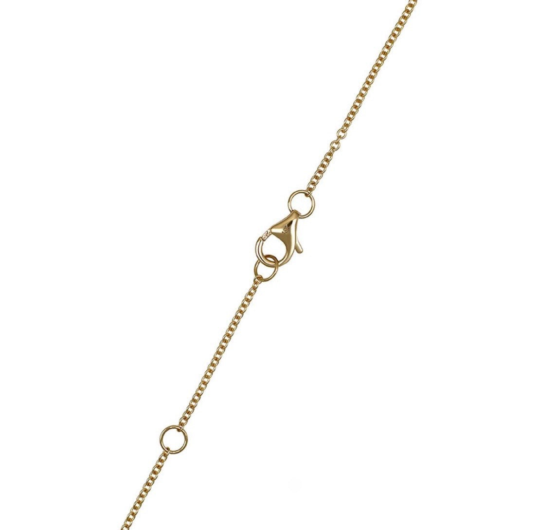 Sapphire and diamond necklace