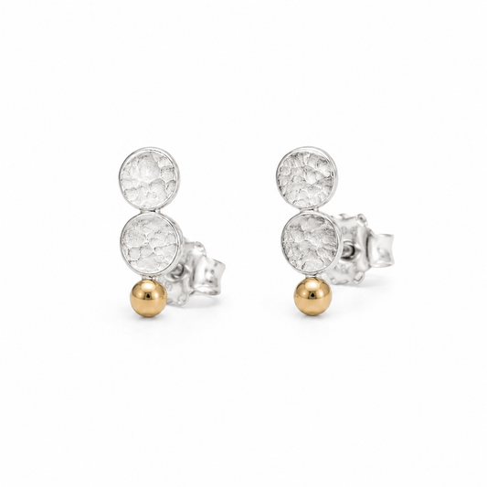 Circular statement studs