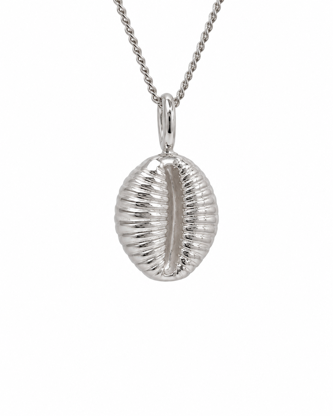 Cowrie shell pendant