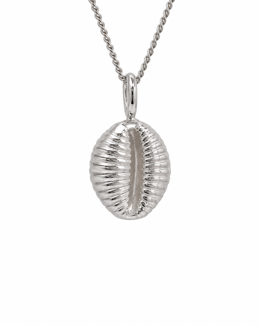 Cowrie shell pendant