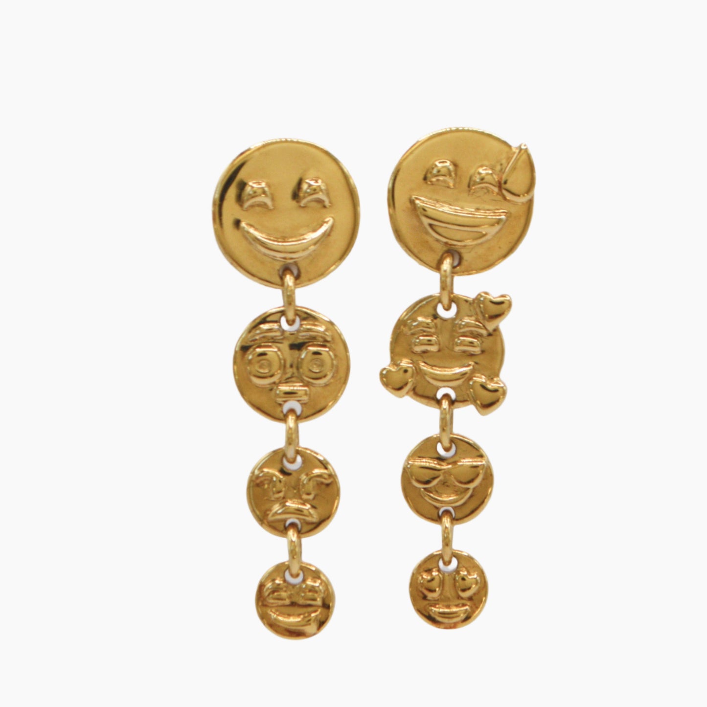 Emoji drop earrings by Caroline McInally