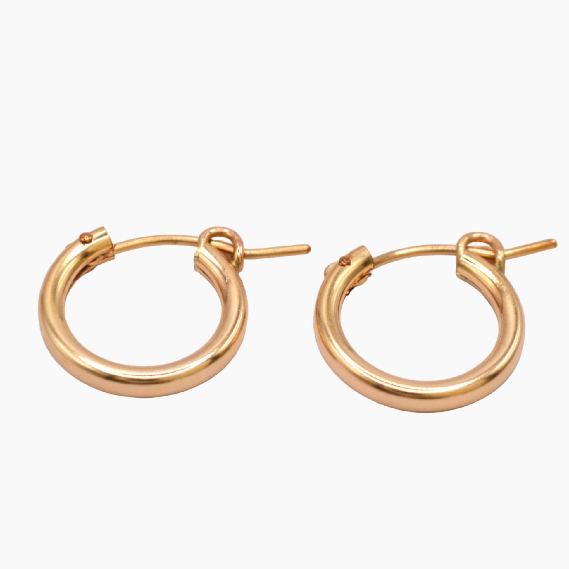 14cy gold filled hoop earrings