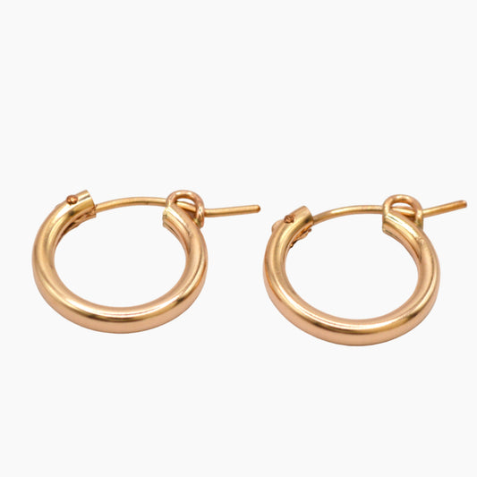 14cy gold filled hoop earrings