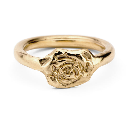 Rose Signet Ring