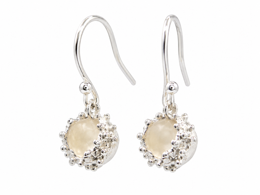 Sea Urchin drop earrings